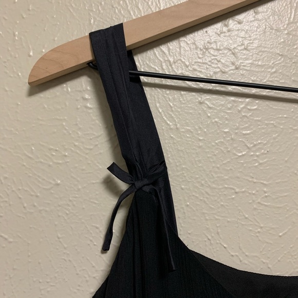 Anthropologie Deletta black 100% silk dress - Picture 4 of 5